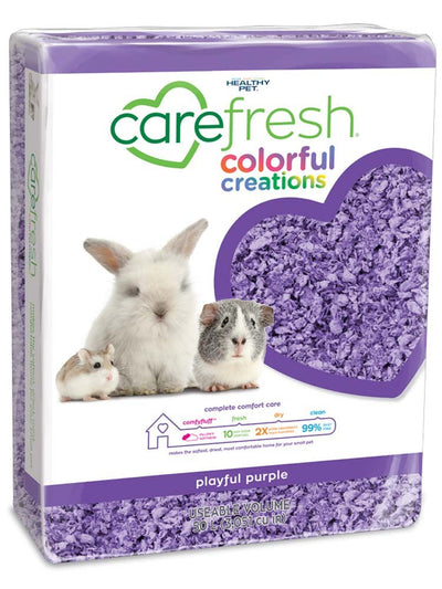 Carefresh Colorful Creations Small Animal Bedding Playful Purple 50 L