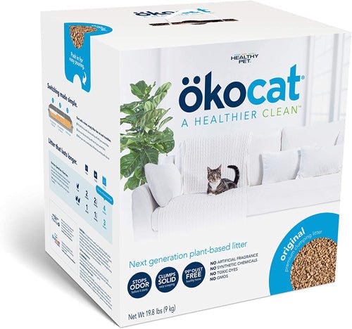 Okocat Litter Natural Wood Clumping Cat Litter 1ea/9.9 lb - Pets Perfect