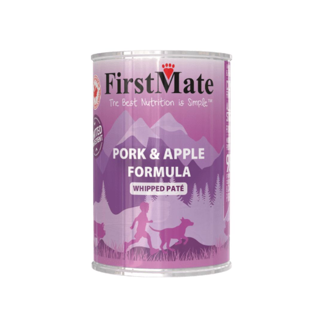 FirstMate Dog Limited Ingredient Grain Free Pork & Apple 12.2oz. (Case of 12) - Pets Perfect