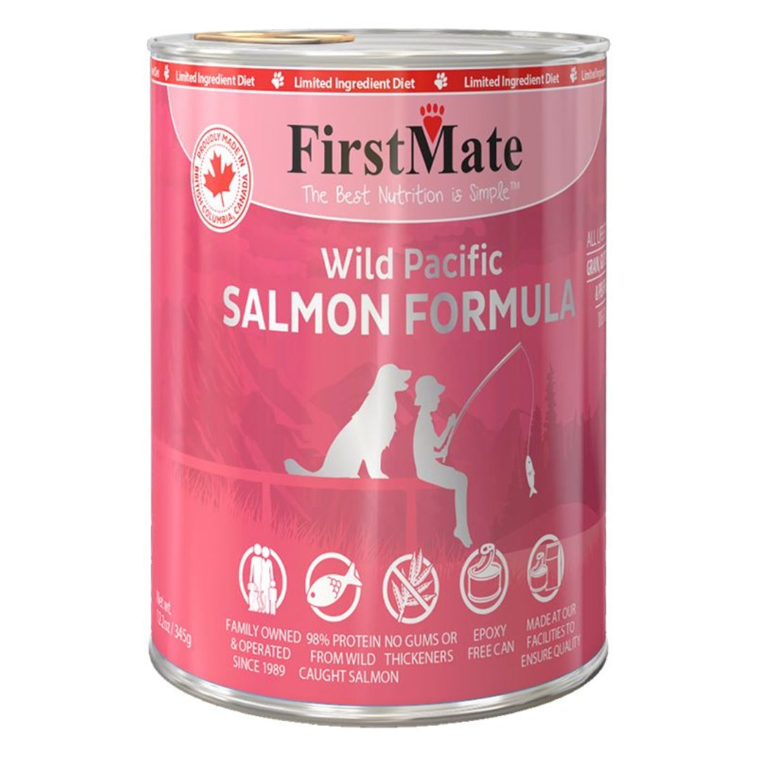 FirstMate Dog Limited Ingredient Grain Free Salmon 12.2oz. (Case of 12) - Pets Perfect