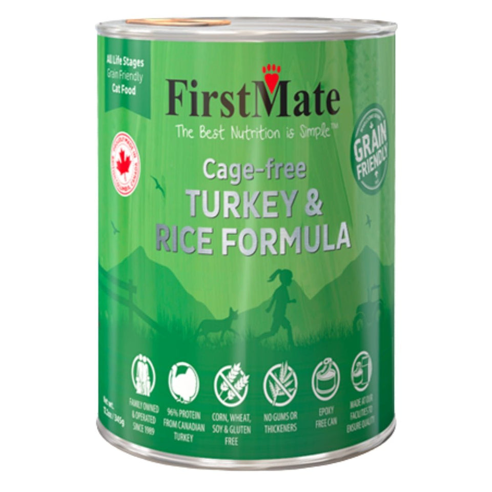 Firstmate Dog Grain Friendly Turkey & Rice Formula 12.2 oz. 12 ct