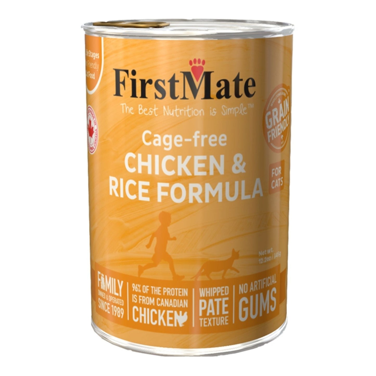 Firstmate Cat Chicken & Rice, 12.2 oz 12 ct