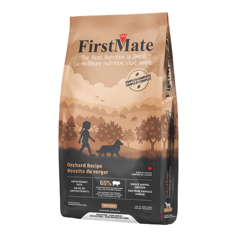 Firstmate Dog Simple & Complete Orchard Recipe Pork 25lbs.