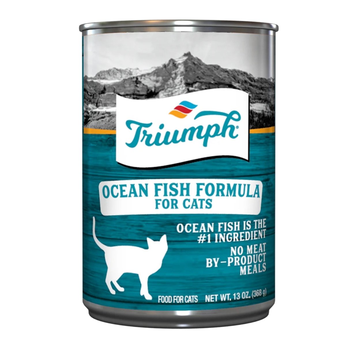 Triumph Canned Cat Food Ocean Fish 13oz. (Case of 12) - Pets Perfect