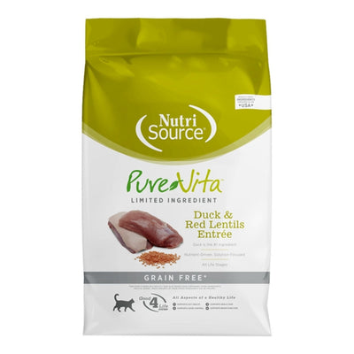 Pure Vita Cat Grain Free Duck & Red Lentils 12Lbs