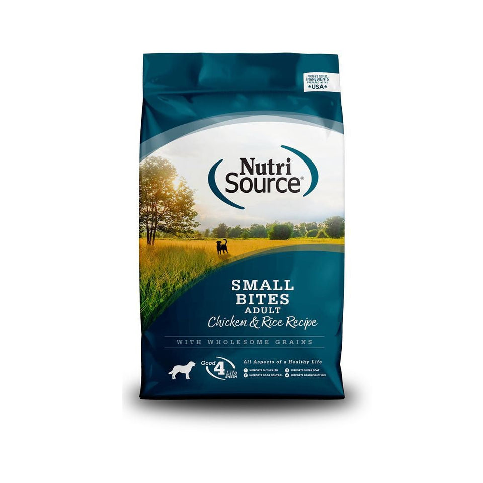 Nutrisource Dog Small Bites Chicken & Rice 5 lb - Pets Perfect