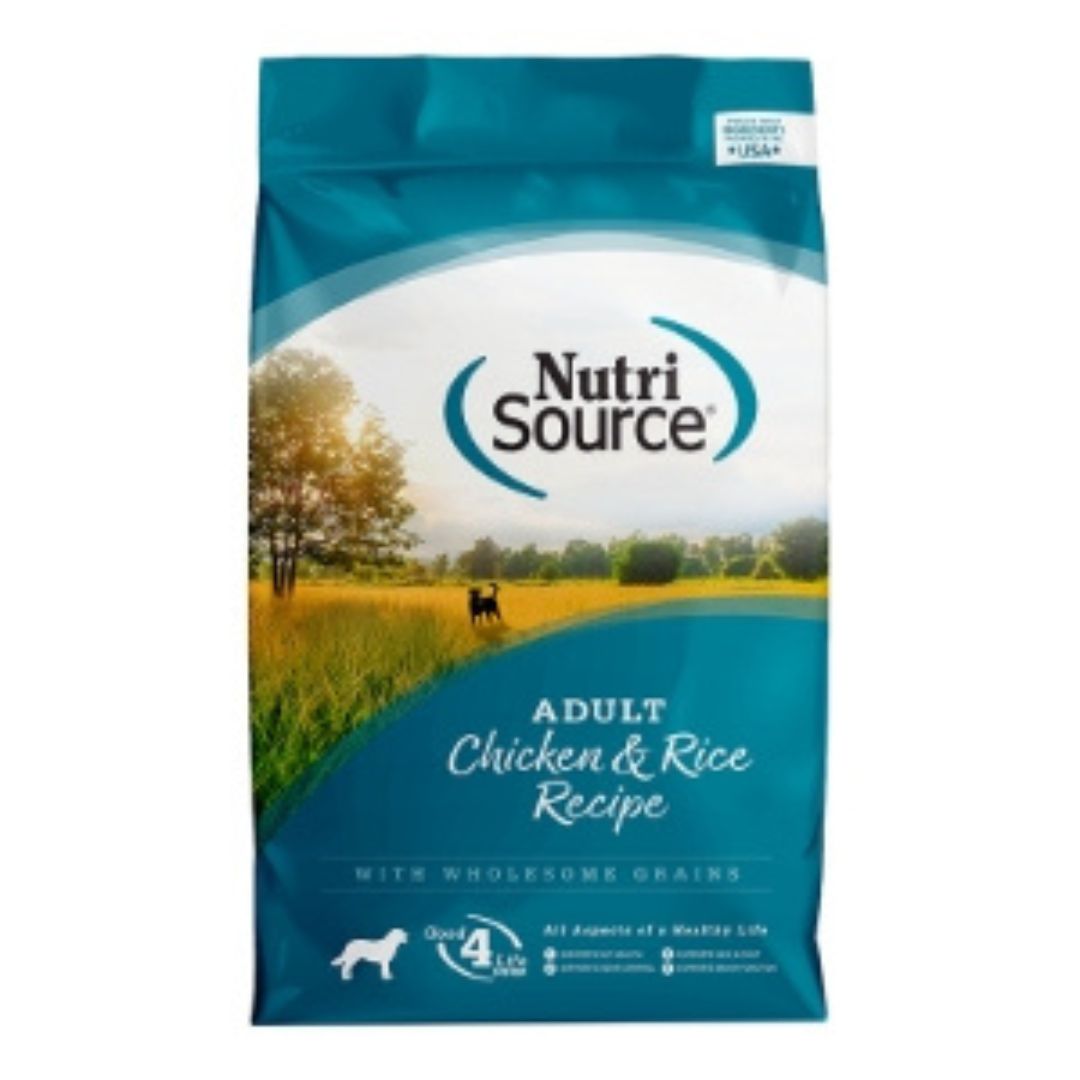 NutriSource Dry Dog Food Chicken & Rice, 4 lb
