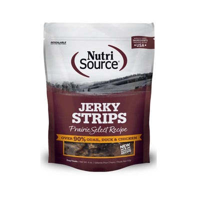 Nutrisource Dog Jerky Dog Treat Prairie Select, 4 oz