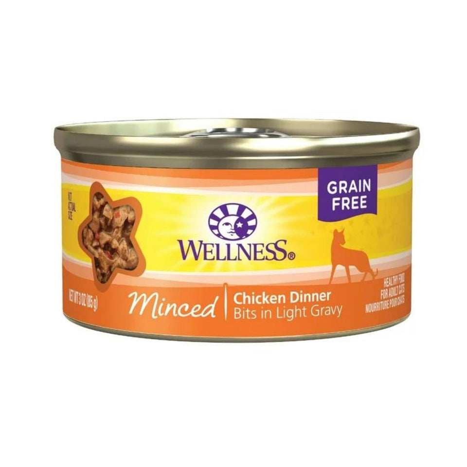 Wellness Cat Complete Health Minced Chicken Dinner 3 oz. 24 ct