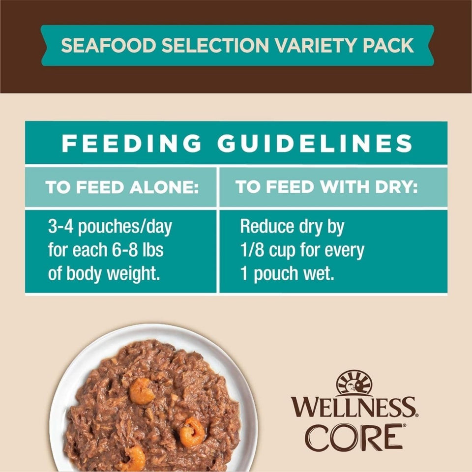 Wellness CORE Signature Selects Cat Seafood Variety, 5.3 oz, 12 ct, view 3