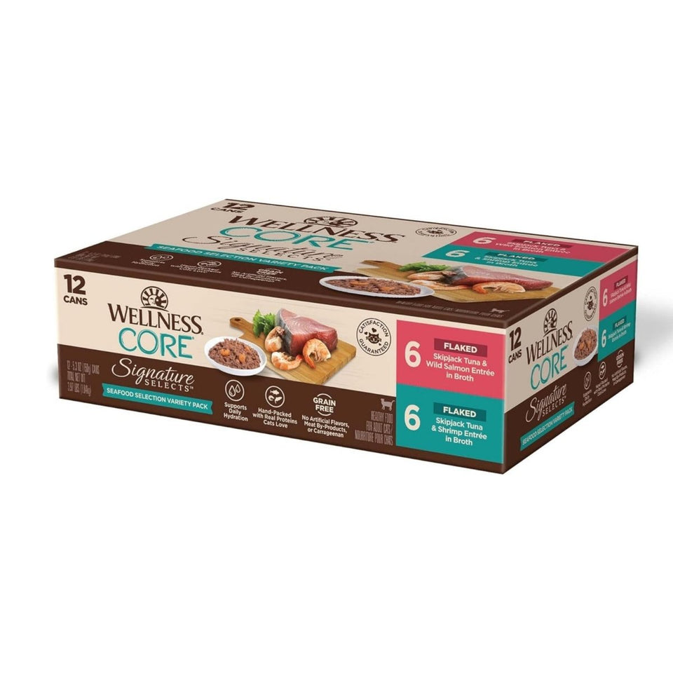 Wellness CORE Signature Selects Cat Seafood Variety, 5.3 oz, 12 ct