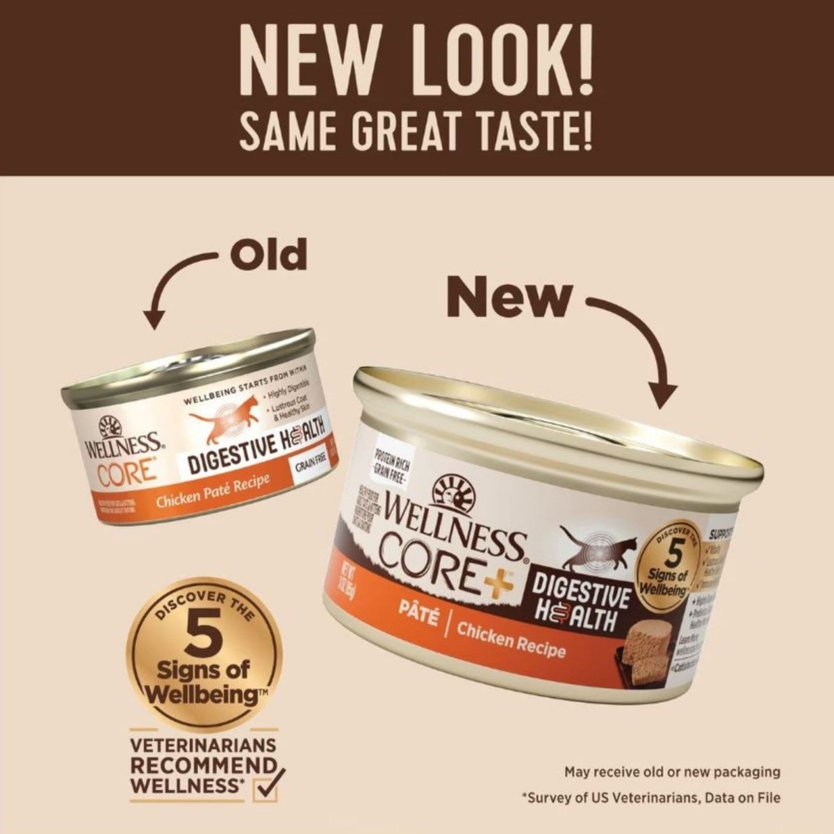 Wellness Cat Core Digestive Health Chicken Pate 3oz. (Case of 12) - Pets Perfect