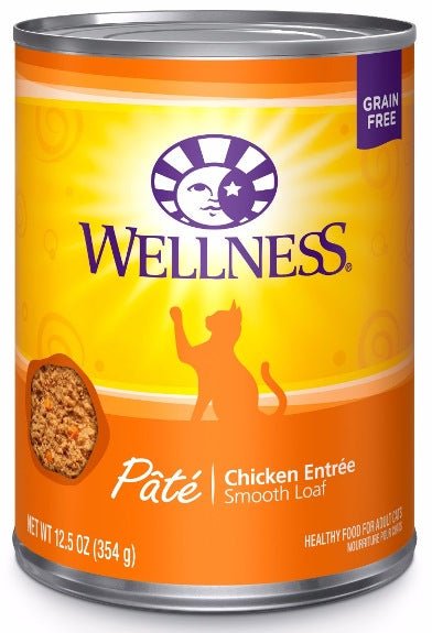 Wellness Cat Complete Health Grain - free Chicken Pate 12.5oz. (Case of 12) - Pets Perfect