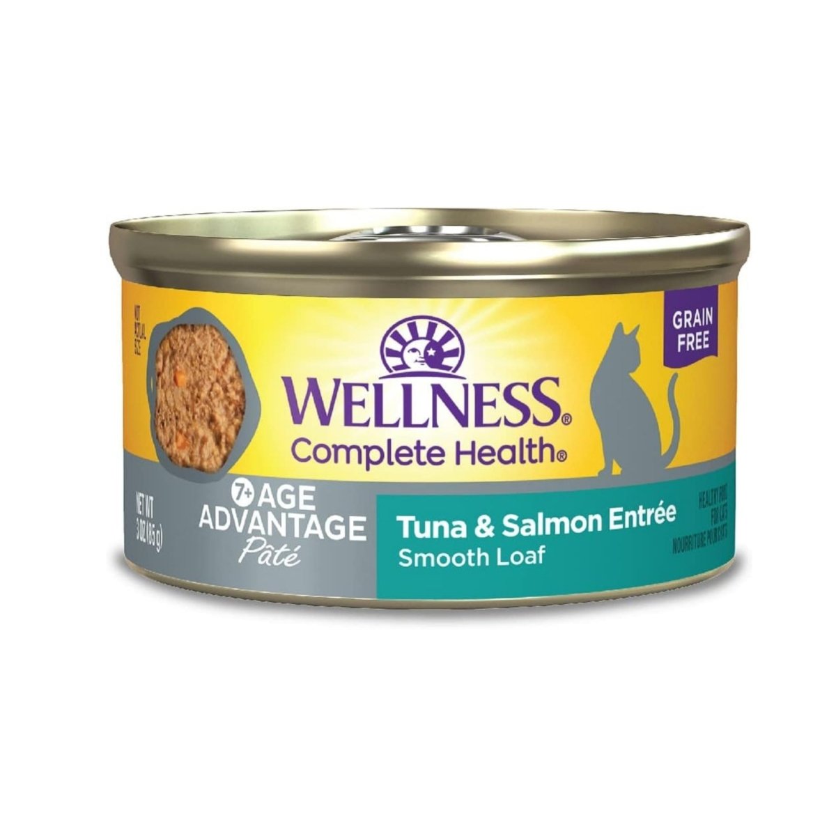 Wellness Complete Health Cat Age Advantage Tuna Salmon Pate 3oz. (Case of 24) - Pets Perfect