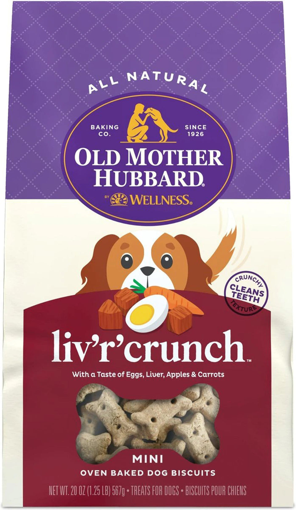 Omh Mini Liv'R'Crunch 20 oz. Crunchy Classic Snacks