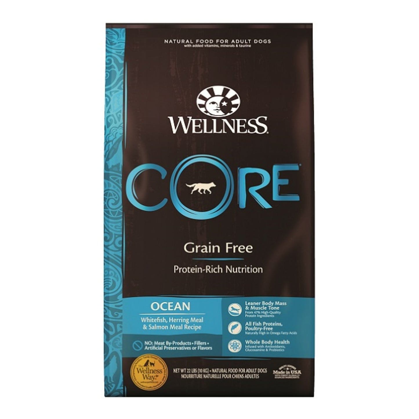 Wellness Dog Core Ocean Recipe 22 lb Grain-Free