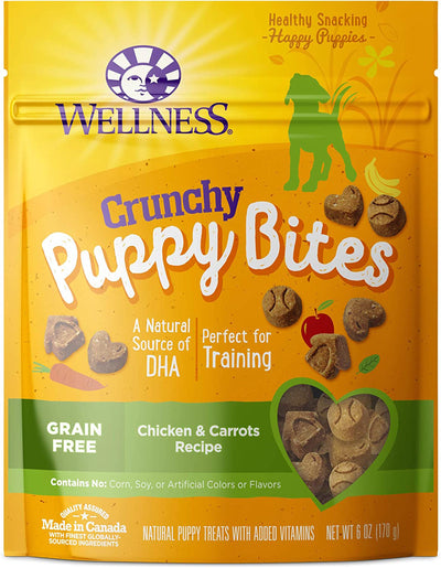 Wellness Puppy Bite Crunchy Chicken, Carrot, 6 oz