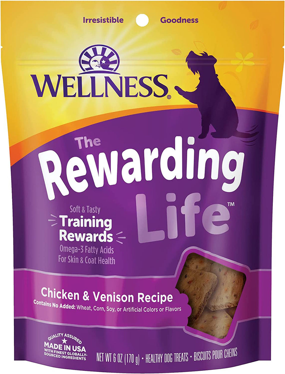 Wellness Rewarding Life Dog, 6 oz Chicken Venison Soft