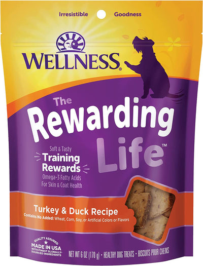Wellness Rewarding Life Turkey & Duck Soft Dog Treats, 6 oz