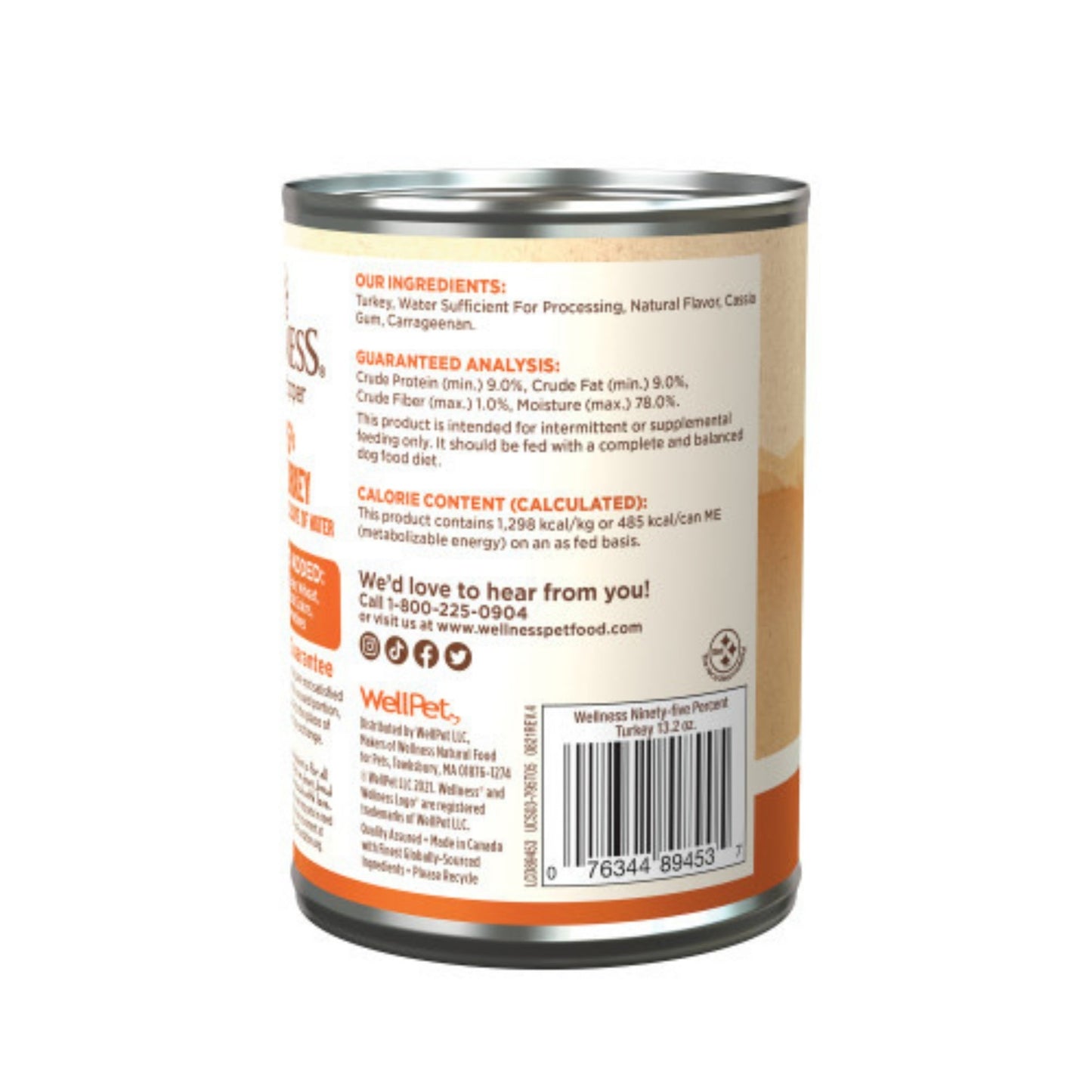 Wellness Dog Complete Health 95% Turkey 13.2 oz. 12 ct, view 3