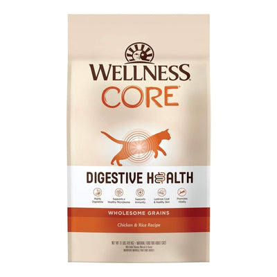 Wellness CORE Digestive Health Chicken & Rice Dry Cat Food, 11 lb