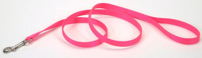 Coastal SinglePly Nylon Dog Leash Neon, Pink, 5/8 in x 6 ft