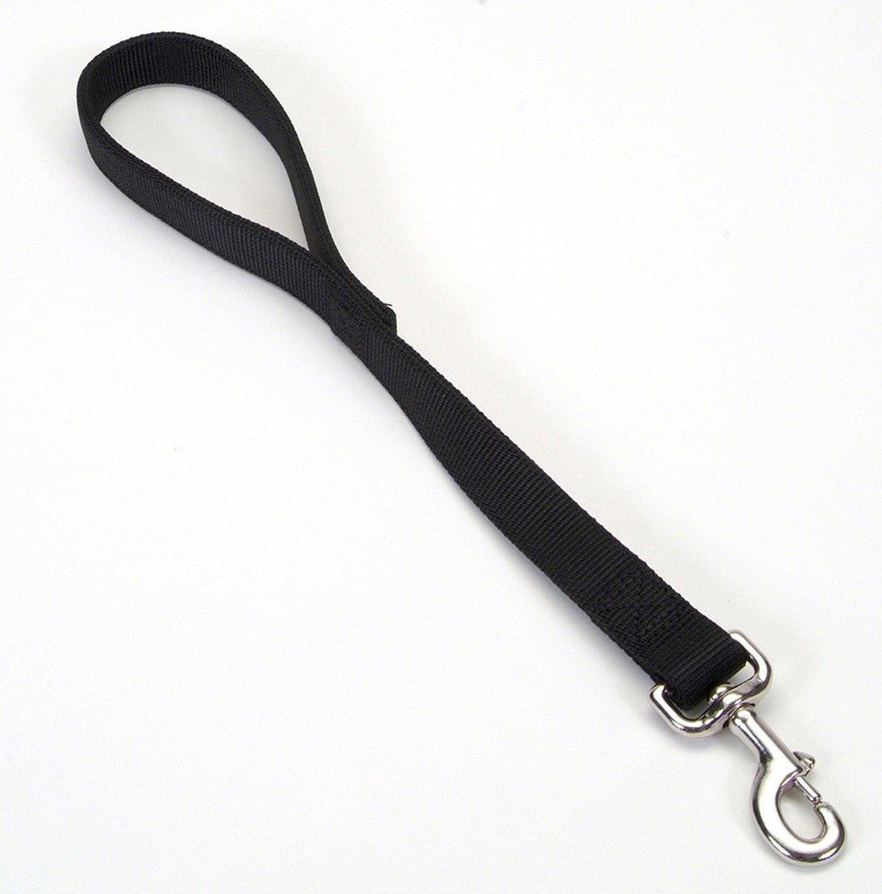 Coastal DoublePly Nylon Traffic Dog Leash Black, 1ea/1 In X 24 in - Pets Perfect