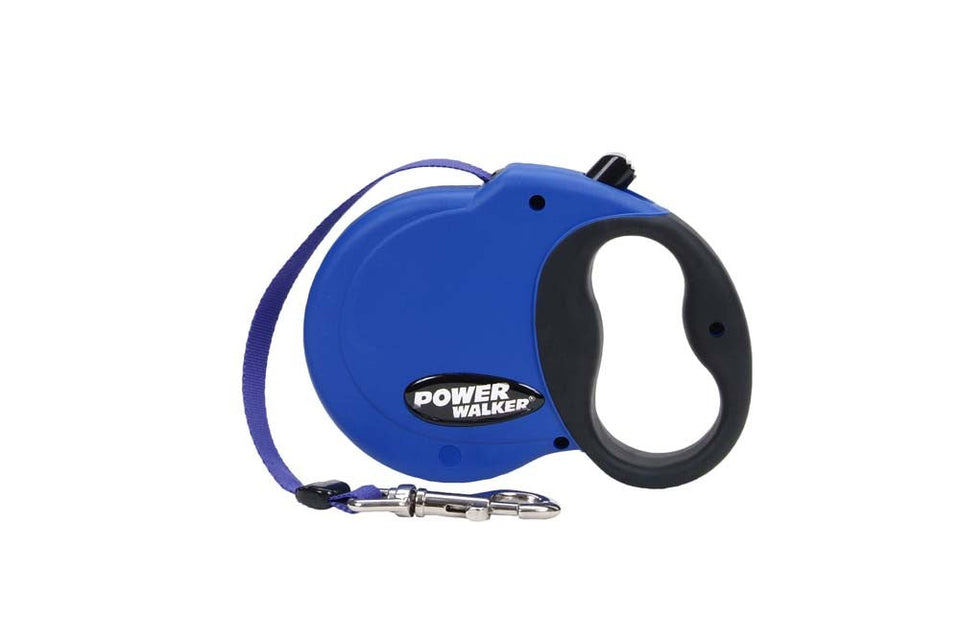 Coastal Retractable Dog Leash, Blue, 16 ft, Small