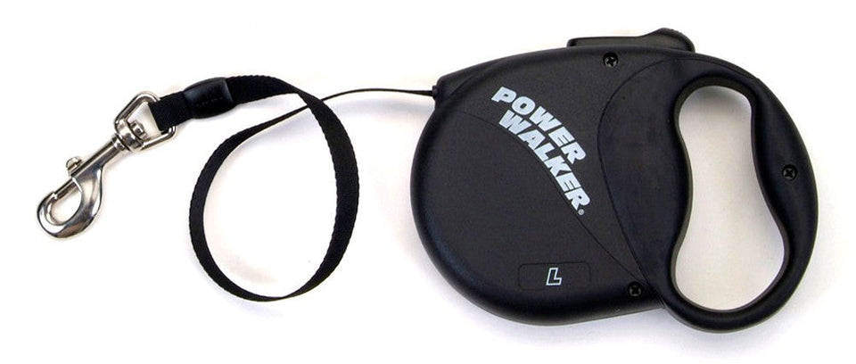 Coastal Retractable Dog Leash, Black, 16 ft, Large