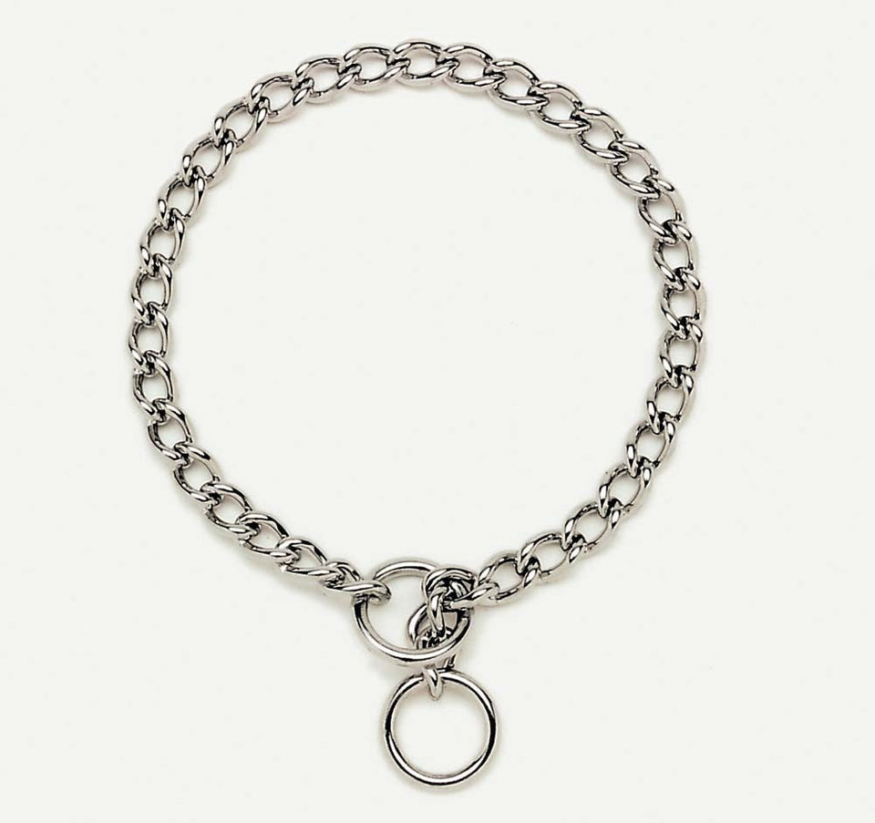 Titan Chain Training Dog Collar x-Heavy Nickel, Chrome 4 mm x 30 in