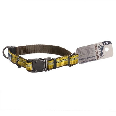 Coastal K9 Explorer 5/8 in Adj Dog Collar Goldenrod Yellow (8-12 in) - Pets Perfect