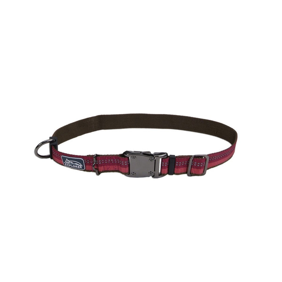 Coastal Products K9 Explorer Reflective Adjustable Dog Collar Berry - Pets Perfect