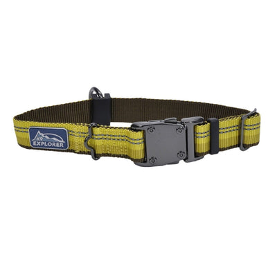 Coastal Products K9 Explorer Reflective Adjustable Dog Collar Golden Rod - Pets Perfect