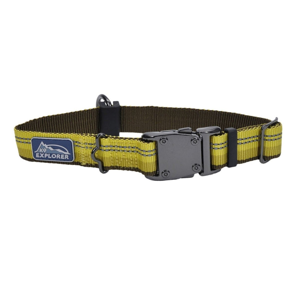 Coastal Products K9 Explorer Reflective Adjustable Dog Collar Golden Rod - Pets Perfect
