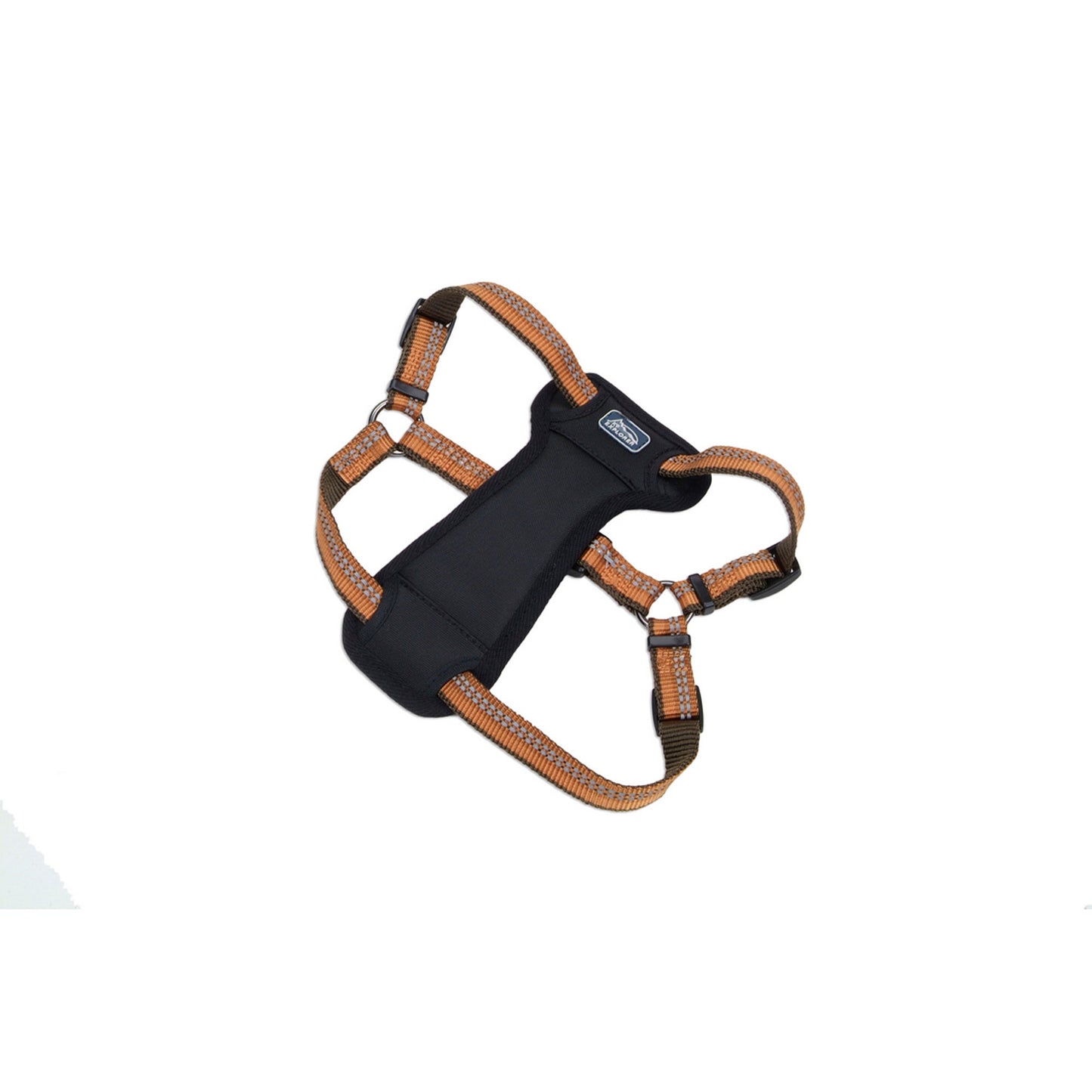 Coastal K9 Explorer Reflective Adj. Padded Dog Harness Campfire Orange
