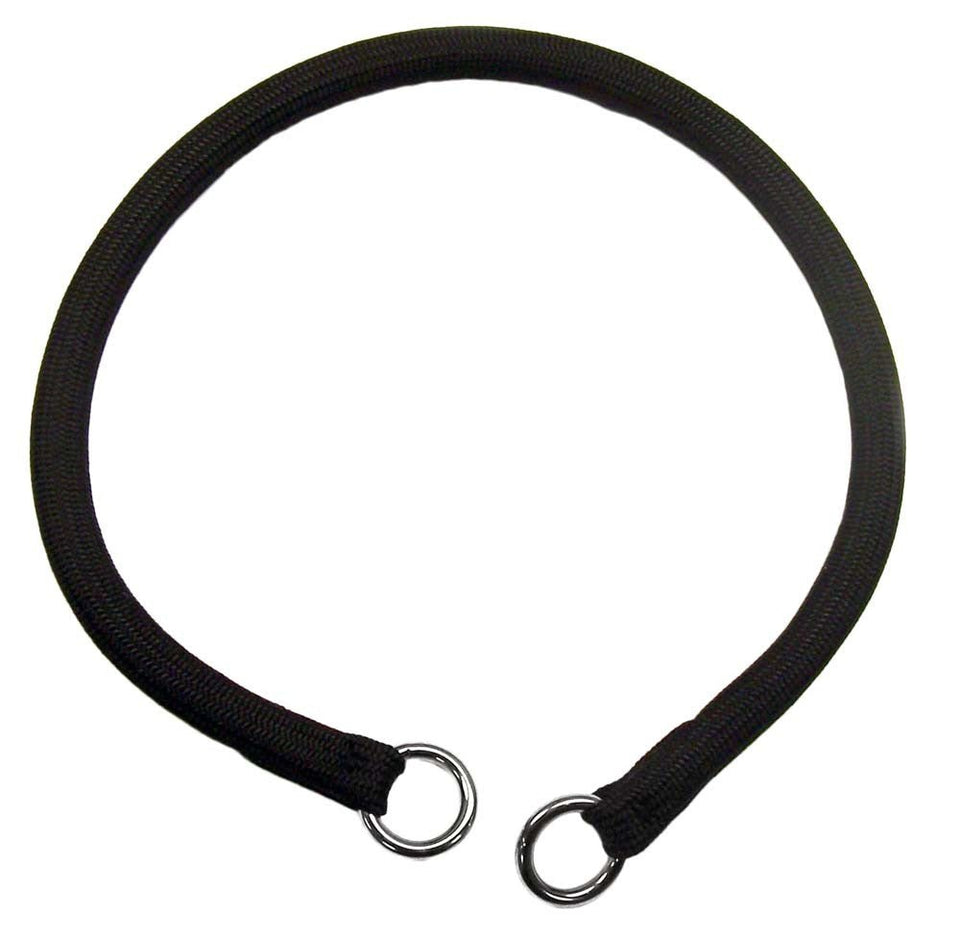 Coastal Round Nylon Training Dog Collar Black, 3/8 in x 16 in