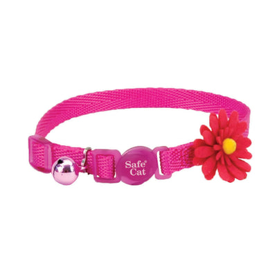 Coastal Products Safe Cat Embellished Fashion Cat Collar, Pink, 12 in