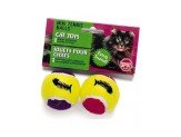 Spot Mini Tennis Balls Cat Toy with Bell and Catnip Assorted 2 in 2 ct, view 2