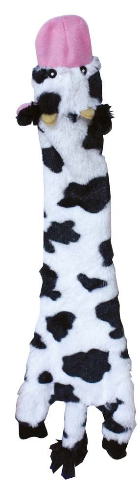 Skinneeez Crinkler Dog Toy Cow, 14 in - Pets Perfect
