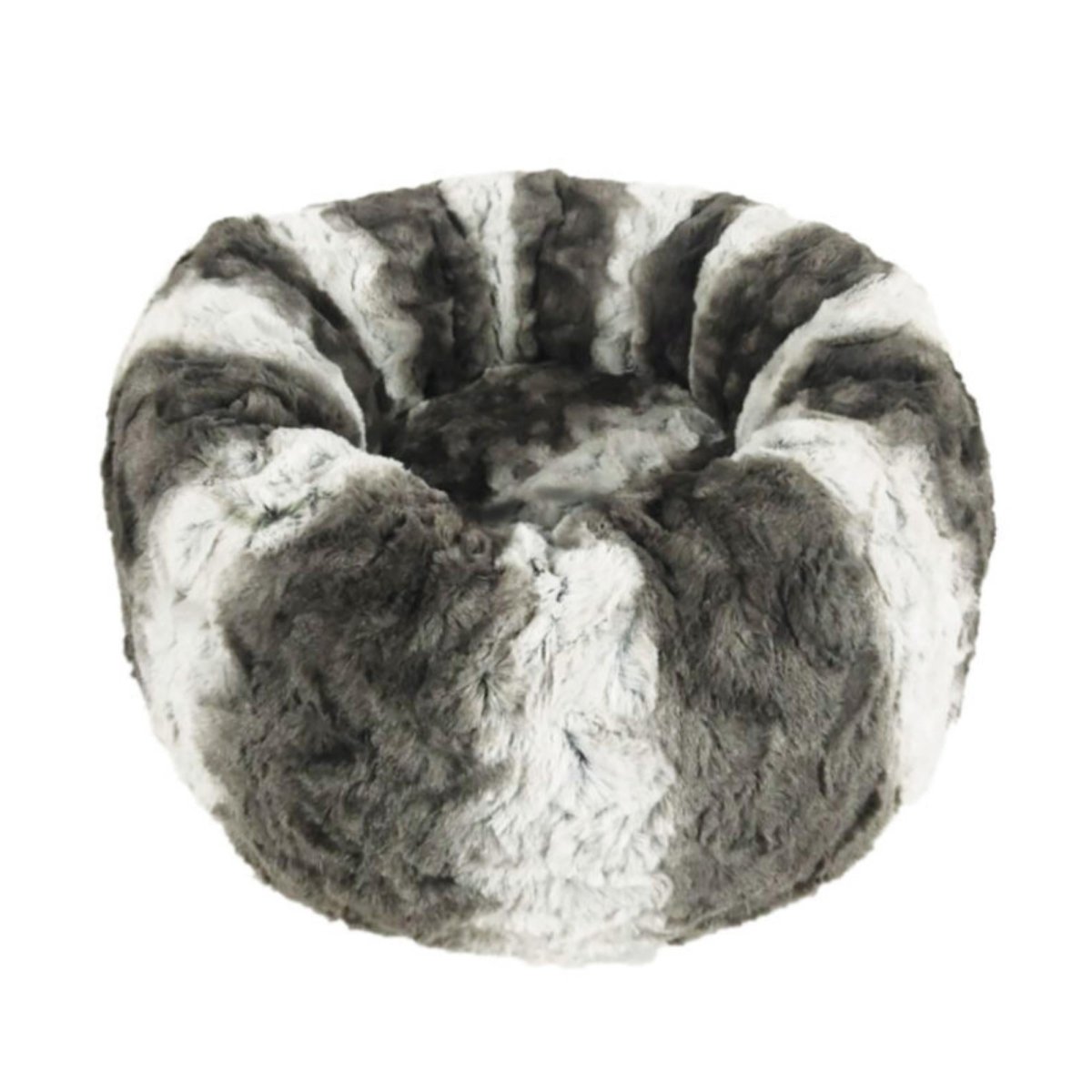 Ethical Pet Sleep Zone Faux Fur Round19" Dark Gray - Pets Perfect