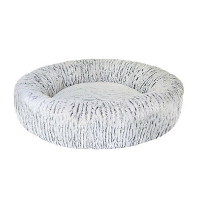 Ethical Bed 2 Tone Plush White/Blac 18 in