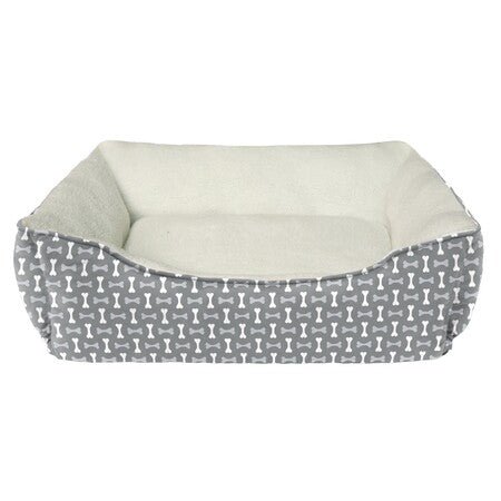 Ethical Bed Tossed Bones Gray 30" - Pets Perfect