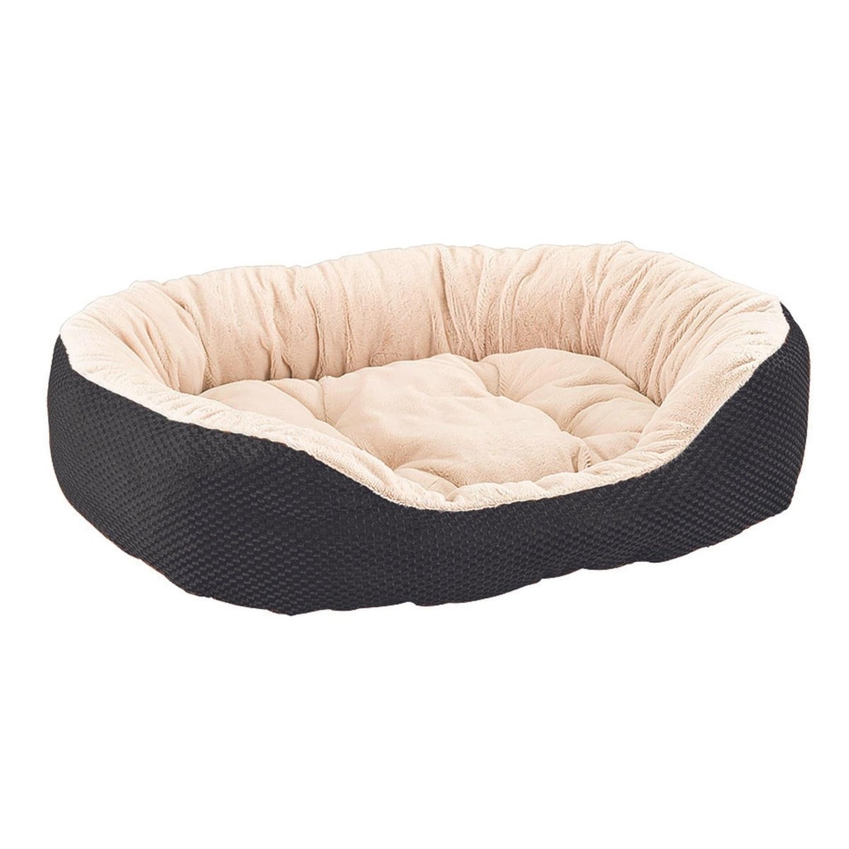 Ethical Pet Sleep Zone Checkerboard Napper 31" Black - Pets Perfect