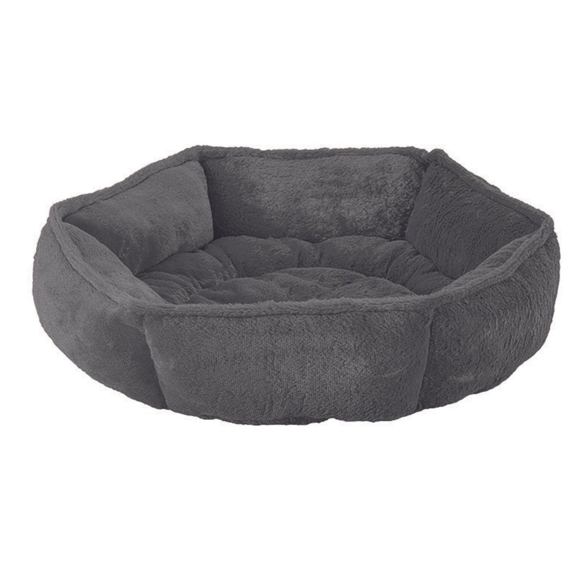Ethical Pet Sleep Zone Hexagon Cuddler 24" Deep Gray - Pets Perfect