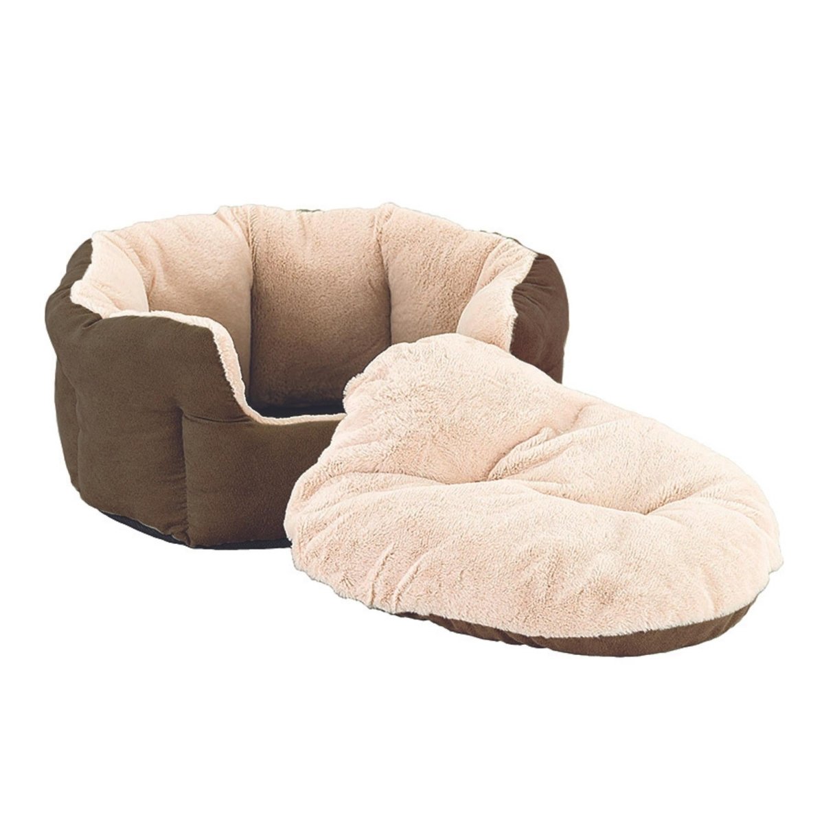 Ethical Pet Sleep Zone Reversible Cushion 18 Chocolate - Pets Perfect