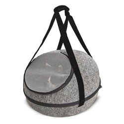 Doc & Phoebe Sleep N Go Pet Bed Grey 10.75in - Pets Perfect