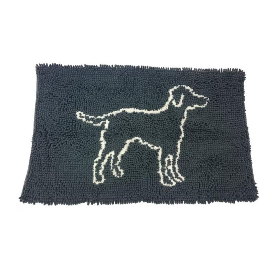Spot 31” x 20” Gray Clean Paws Micro-fiber Mat