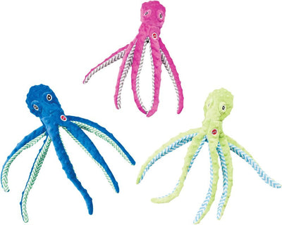 Skinneeez Extreme Dog Toy Octopus Assorted, 16 in