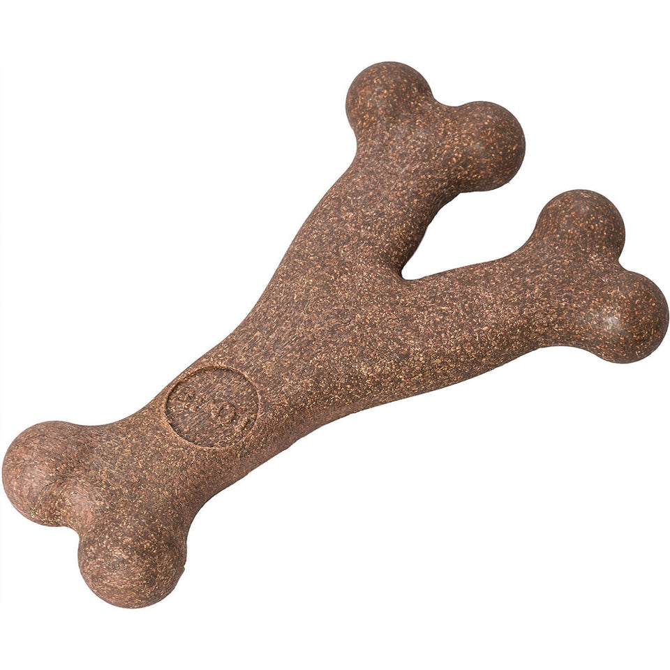 Bam-Bone Wish Bone Bacon Dog Toy, 7 in