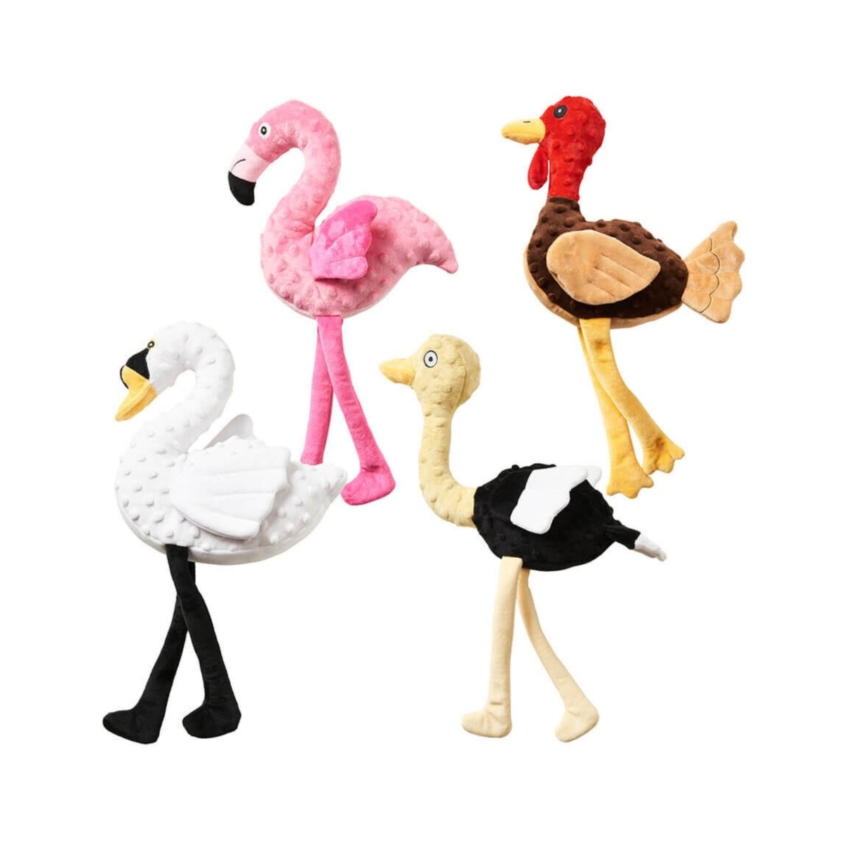 Earth Dog Toy Birds, Assorted, 1ea/18 in - Pets Perfect